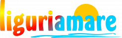 Logo Liguriamare. Ferienhaus in Ligurien mit Blick auf das Meer. Auf dem Colle Lupi bei Dolcedo.
